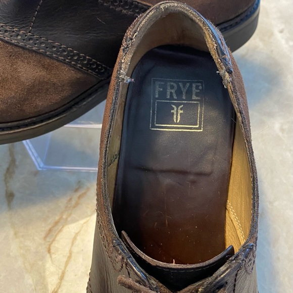 FRYE Men’s Oxford Saddle BROWN 13 D - Picture 8 of 11